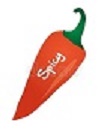 Spicy chili pepper.